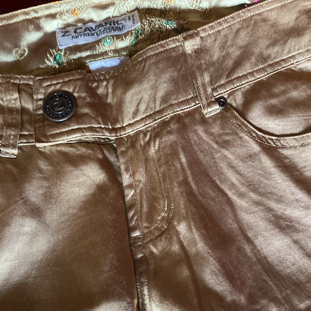 Z. Cavaricci Vintage Gold bootcut pants - Picture 2 of 9